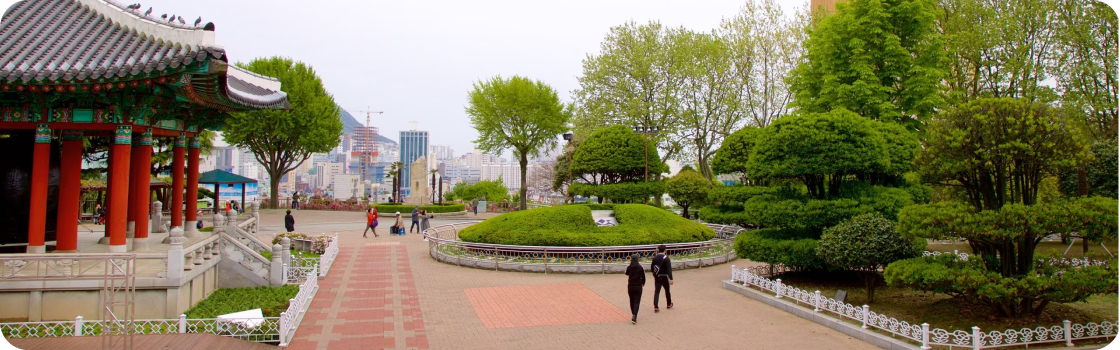 Imagem do parque Yongdusan